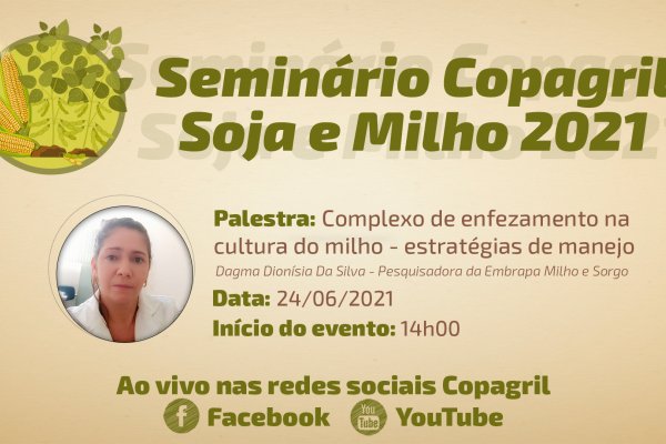Semin&aacute;rio Soja e Milho da Copagril ser&aacute; dia 24 em formato online