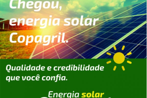 Energia Solar Copagril: Sustentabilidade e Economia !