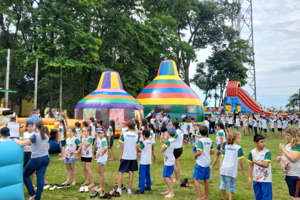 Mais de 700 crian&ccedil;as participaram do encerramento do Cooperjovem.