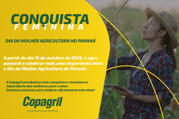 Projeto de lei institui o Dia da Mulher Agricultora no Paran&aacute;