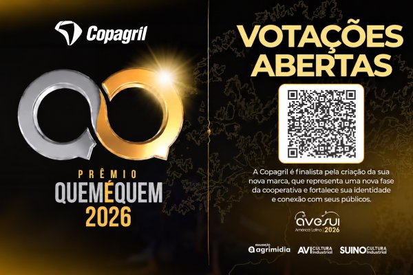 Copagril &eacute; finalista do Pr&ecirc;mio Quem &eacute; Quem 2026 com projeto da nova marca
