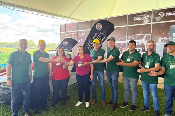 Copagril divulga ganhadores da Campanha dos 55 Anos durante o Agroshow