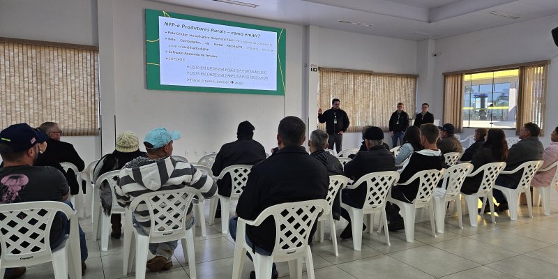 Copagril refor&ccedil;a apoio aos produtores rurais em workshop sobre Nota Fiscal Eletr&ocirc;nica