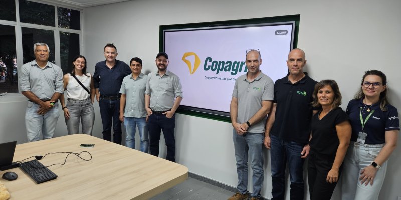 Comitiva da Espanha visita a Copagril para conhecer a formula&ccedil;&atilde;o das ra&ccedil;&otilde;es na suinocultura