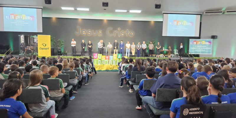 Copagril participa do encerramento do projeto Justi&ccedil;a e Cidadania Tamb&eacute;m se Aprende na Escola