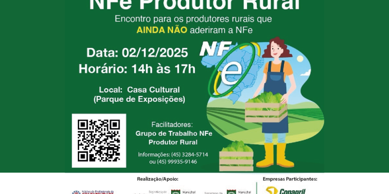 Abertas inscri&ccedil;&otilde;es para 4&ordf; edi&ccedil;&atilde;o do Workshop NFe Produtor Rural