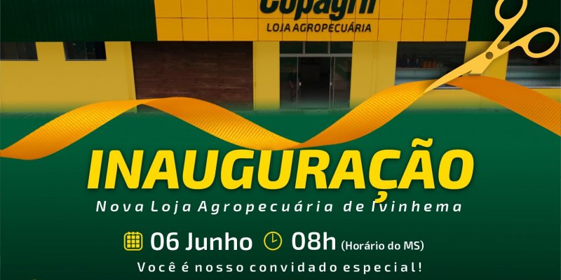  Copagril vai inaugurar mais uma Loja Agropecu&aacute;ria no MS