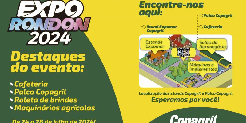 Copagril prepara atra&ccedil;&otilde;es e lan&ccedil;amentos para a Expo Rondon 2024