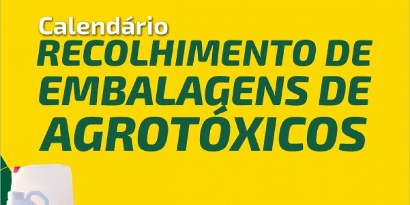 Recolhimento de embalagens de agrot&oacute;xicos nas Unidades