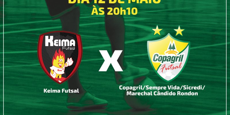 Copagril enfrenta o Keima de Ponta Grossa hoje pela Chave Ouro