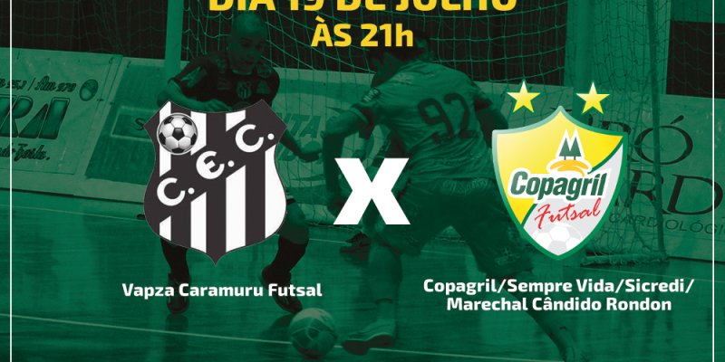 Copagril Futsal empata com o Caramuru