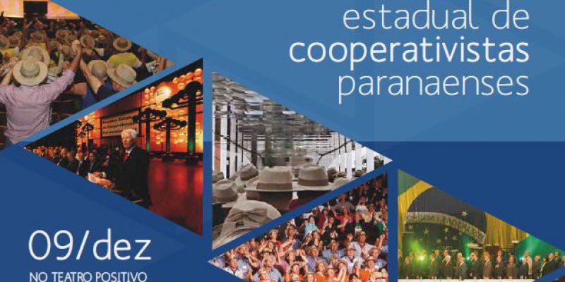 Encontro Estadual de Cooperativistas Paranaenses ser&aacute; dia 9 de dezembro