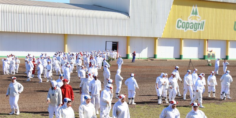 Copagril realiza exerc&iacute;cio simulado de evacua&ccedil;&atilde;o predial na Unidade Industrial de Aves