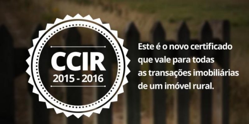 Incra inicia a emiss&atilde;o do CCIR 2015-2016