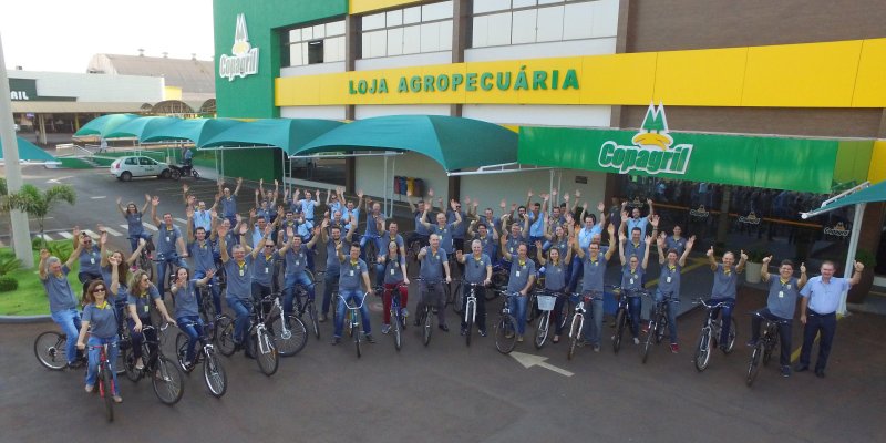 Copagril adota uso de bicicleta no Dia Mundial Sem Carro