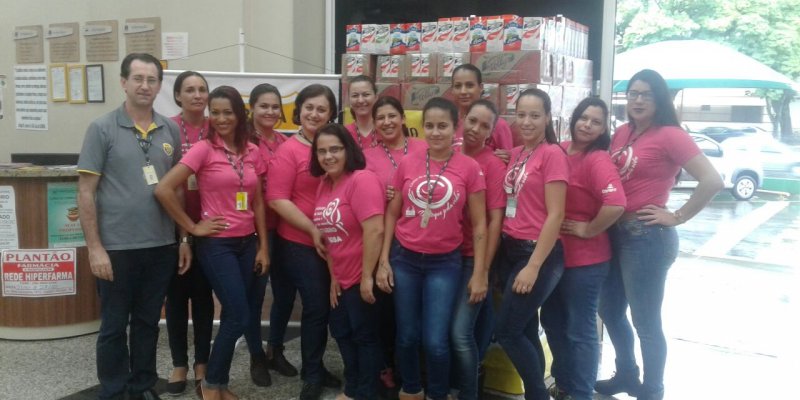 Campanha do Supermercado Copagril arrecada 1.400 litros de leite para doa&ccedil;&atilde;o &agrave; Uopeccan