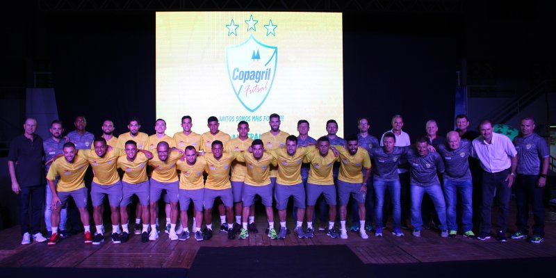 Homenagens, novidades e presen&ccedil;as especiais marcam apresenta&ccedil;&atilde;o do elenco da Copagril Futsal