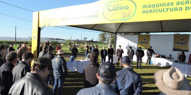 Dia de Campo Milho Safrinha Copagril difunde h&iacute;bridos de biotecnologia avan&ccedil;ada