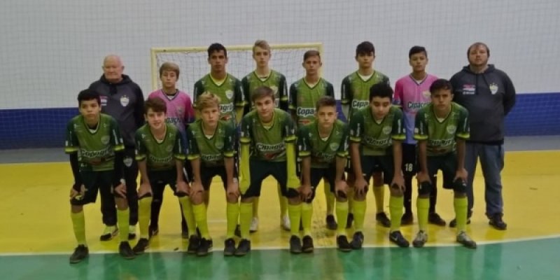 Categorias de base da Copagril Futsal fecham 1&ordf; fase da Copa Kids com duas vit&oacute;rias e um empate