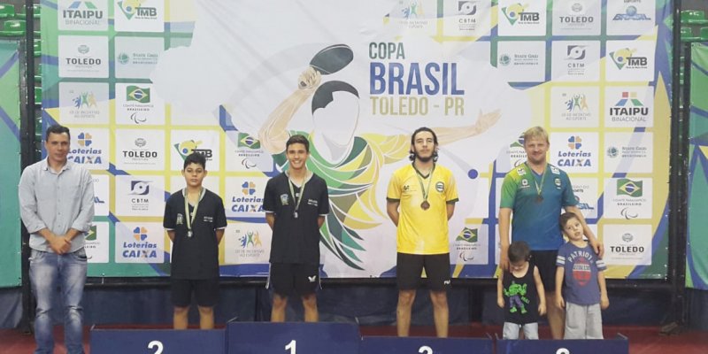 Atletas rondonenses conquistam p&oacute;dio na Copa Brasil de T&ecirc;nis de Mesa