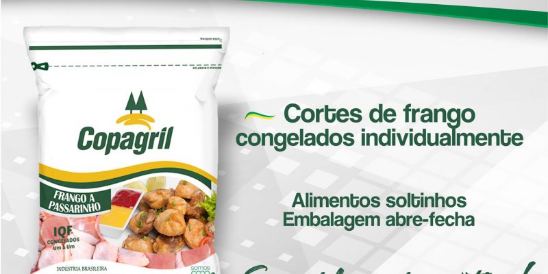 Copagril lan&ccedil;a Frango a passarinho IQF