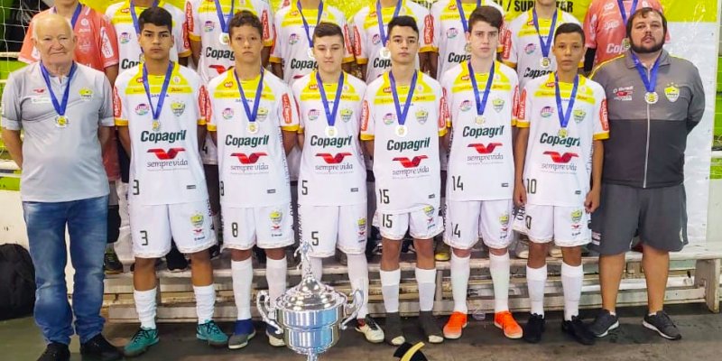 Sub-15 da AACC/Copagril Futsal &eacute; vice-campe&atilde;o do Super Estadual NFP 