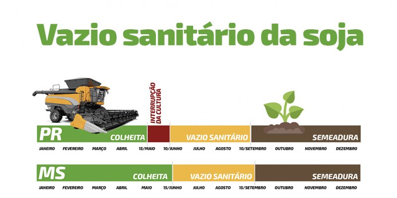 Vazio sanit&aacute;rio da soja come&ccedil;a na pr&oacute;xima semana