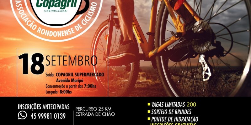 2&ordm; Caf&eacute; Pedal ARC/Super Copagril acontece domingo em Marechal Rondon