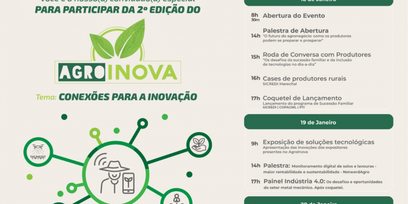 Inova&ccedil;&atilde;o e tecnologia durante o Dia de Campo Copagril