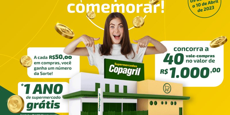 Clube Mais Copagril realiza &uacute;ltimo sorteio da campanha 40 motivos para comemorar