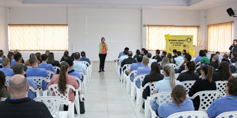 Copagril promove palestra em apoio &agrave; causa do Setembro Amarelo