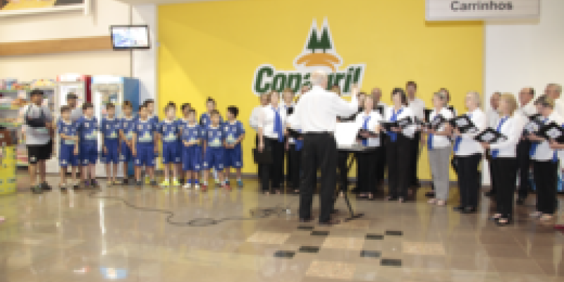 Supermercado Copagril recebe apresenta&ccedil;&atilde;o do Coral da Vila Ga&uacute;cha