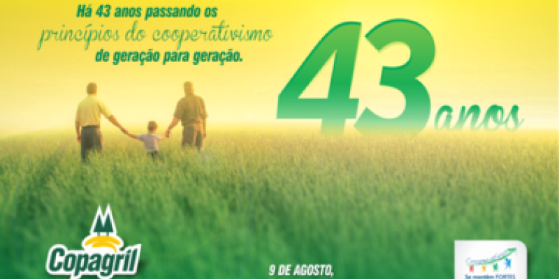 Copagril completa 43 anos com muito a comemorar