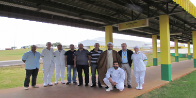 Sociedade Beneficente Isl&acirc;mica de Foz do Igua&ccedil;u visita UIA para avaliar abate halal