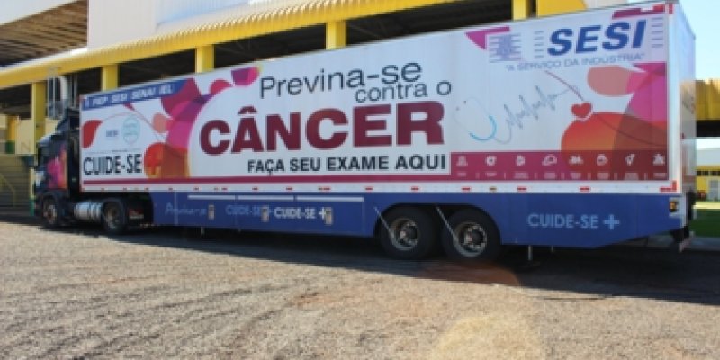  Unidade m&oacute;vel realiza exames de c&acirc;ncer em funcion&aacute;rios da Unidade Industrial de Aves