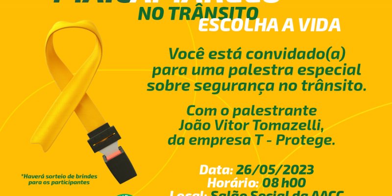 Copagril promover&aacute; palestra de conscientiza&ccedil;&atilde;o no tr&acirc;nsito