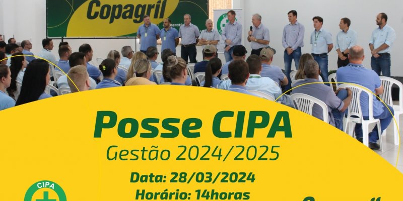 Novas equipes da CIPA Copagril tomar&atilde;o posse nesta quinta-feira