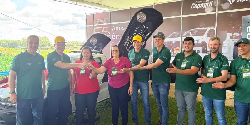 Copagril divulga ganhadores da Campanha dos 55 Anos durante o Agroshow